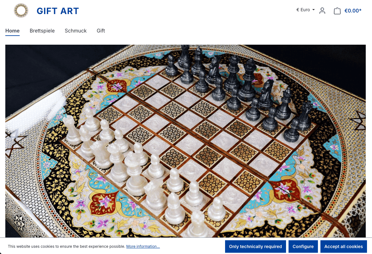 Shopware Onlineshop – gift-art.com
